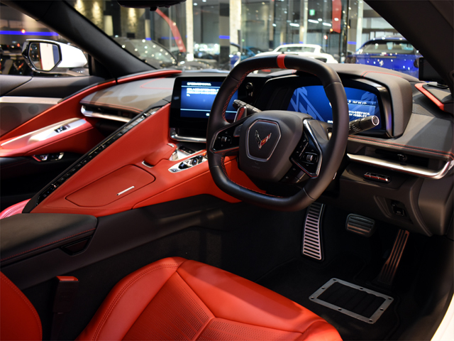 2021年モデル 正規ディーラー車 シボレー コルベット 2LT レッドレザー 1オーナー車